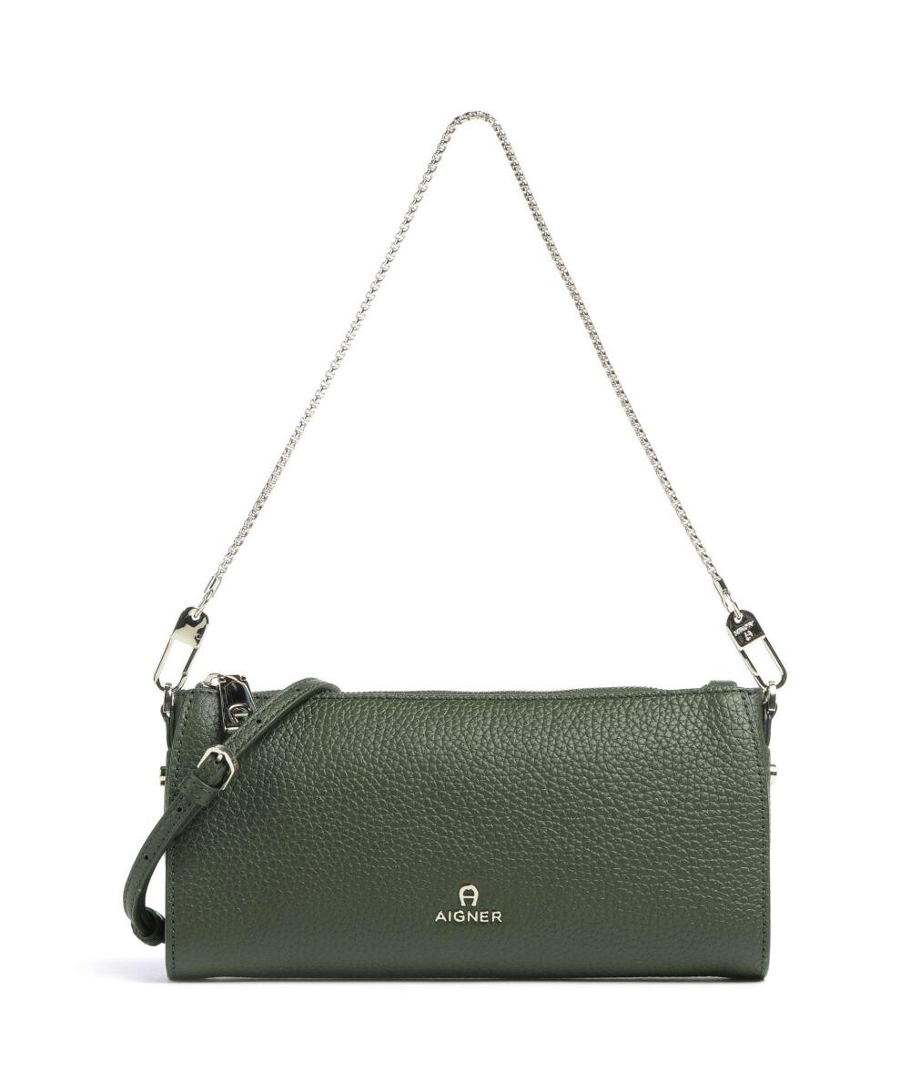 

Сумка через плечо Ivy s из зерненой коровьей кожи Aigner, зеленый