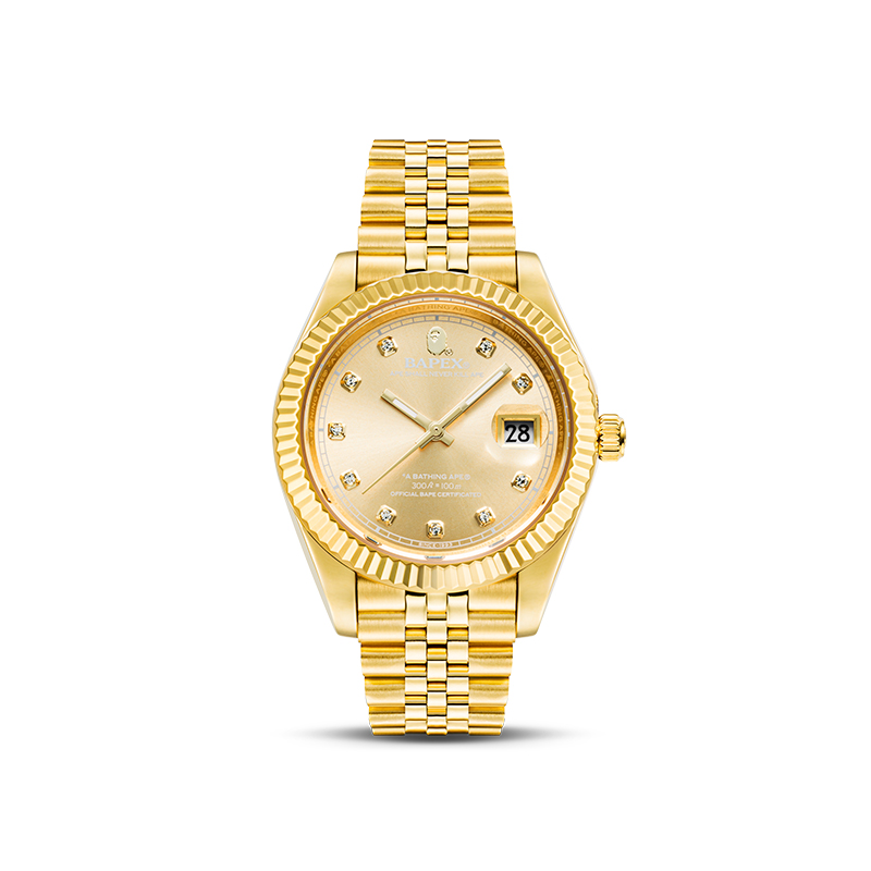 

A BATHING APE Часы Type 6 x #1 Watch Silver, Gold GDX