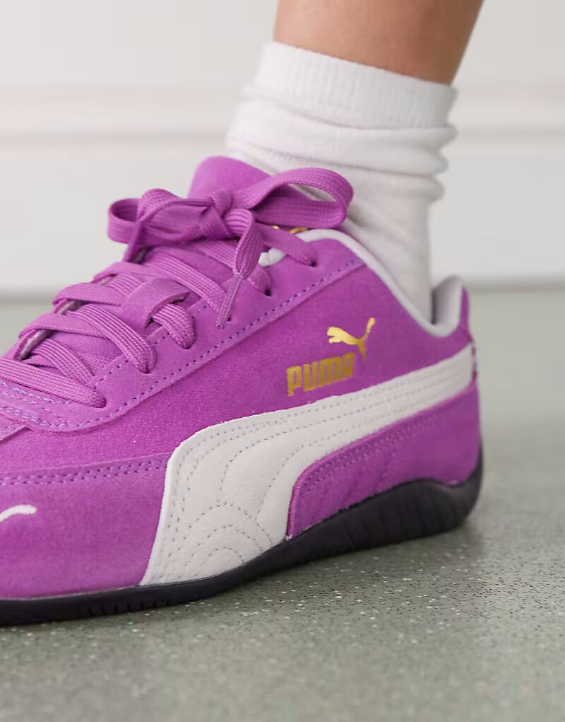 Кроссовки Puma Speedcat OG фиолетового цвета — фото 4