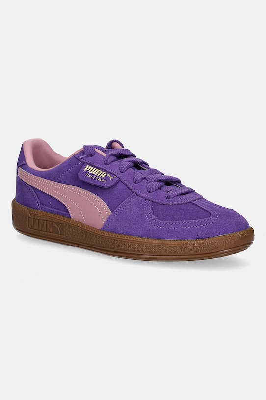 

Детские кожаные кроссовки Palermo Puma, фиолетовый