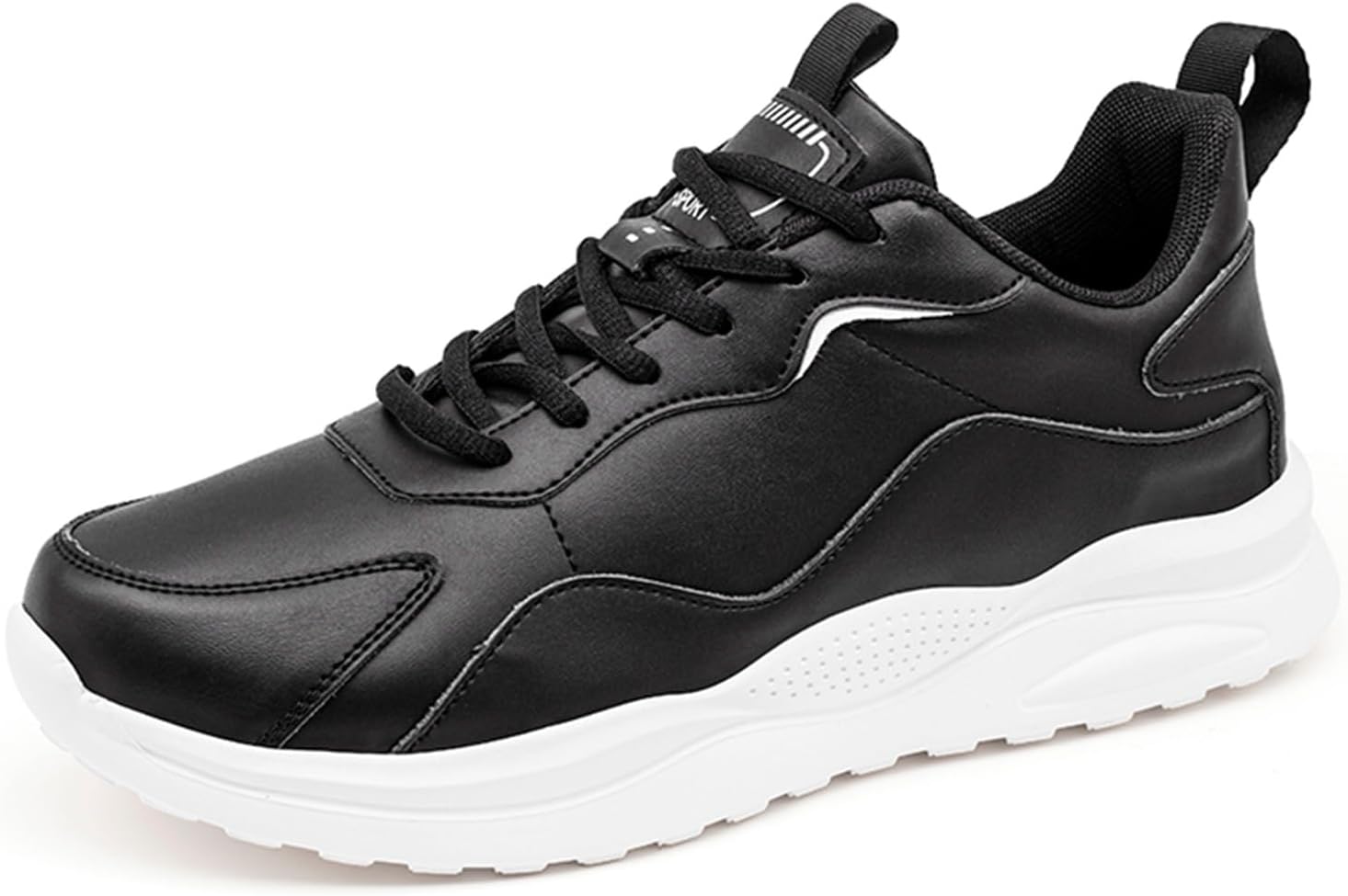 

Мужские спортивные кроссовки для повседневной носки, легкие, с нескользящей подошвой, для прогулок и бега Generic, белый/черный