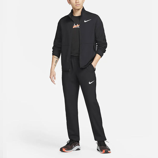 Брюки men's dri-fit team solid color logo straight sports pants/trousers/joggers black Nike, мультиколор — фото 2