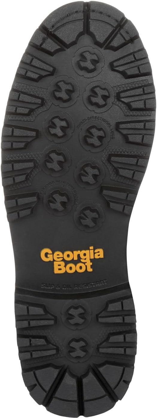Мужские ботинки Georgia Boot Amp LT Logger с композитным носком и водонепроницаемой защитой, черный — фото 2