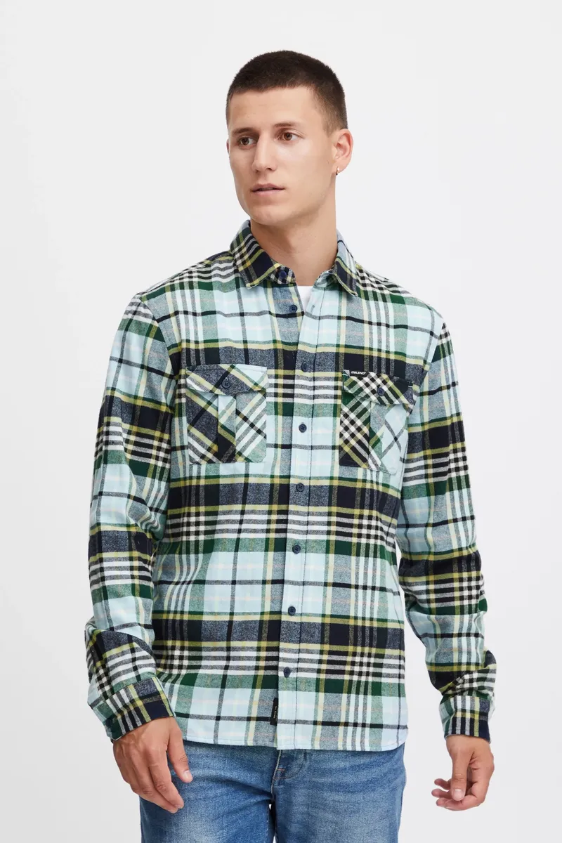 

Рубашка с длинными рукавами из смесового материала "BLEND BHShirt", цвет Dress Blues