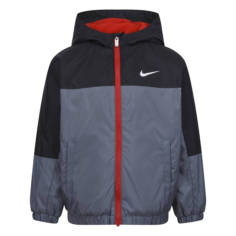 

Легкая куртка Nike на флисовой подкладке для мальчиков 4–7 лет, цвет Smoke Gray