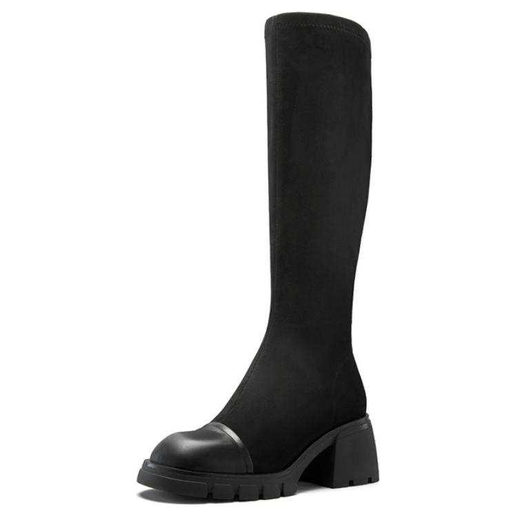 NINE WEST Женские высокие сапоги 6,5 см — хаки кофе, цвет Khaki Coffee — фото 4