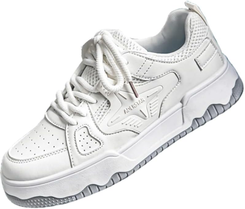 

Мужские модные спортивные кеды с толстой подошвой. Дышащие и комфортные. Противоскользящие и долговечные. Подходят для ежедневного использования на улице Clolinde, белый