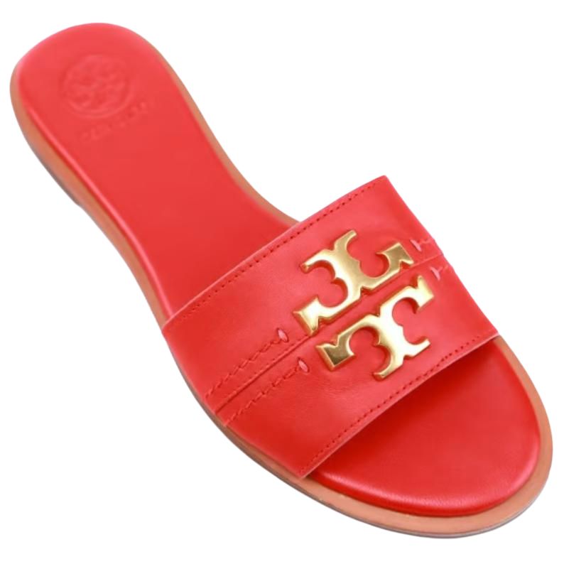 Слипоны Tory Burch женские красные — фото 2