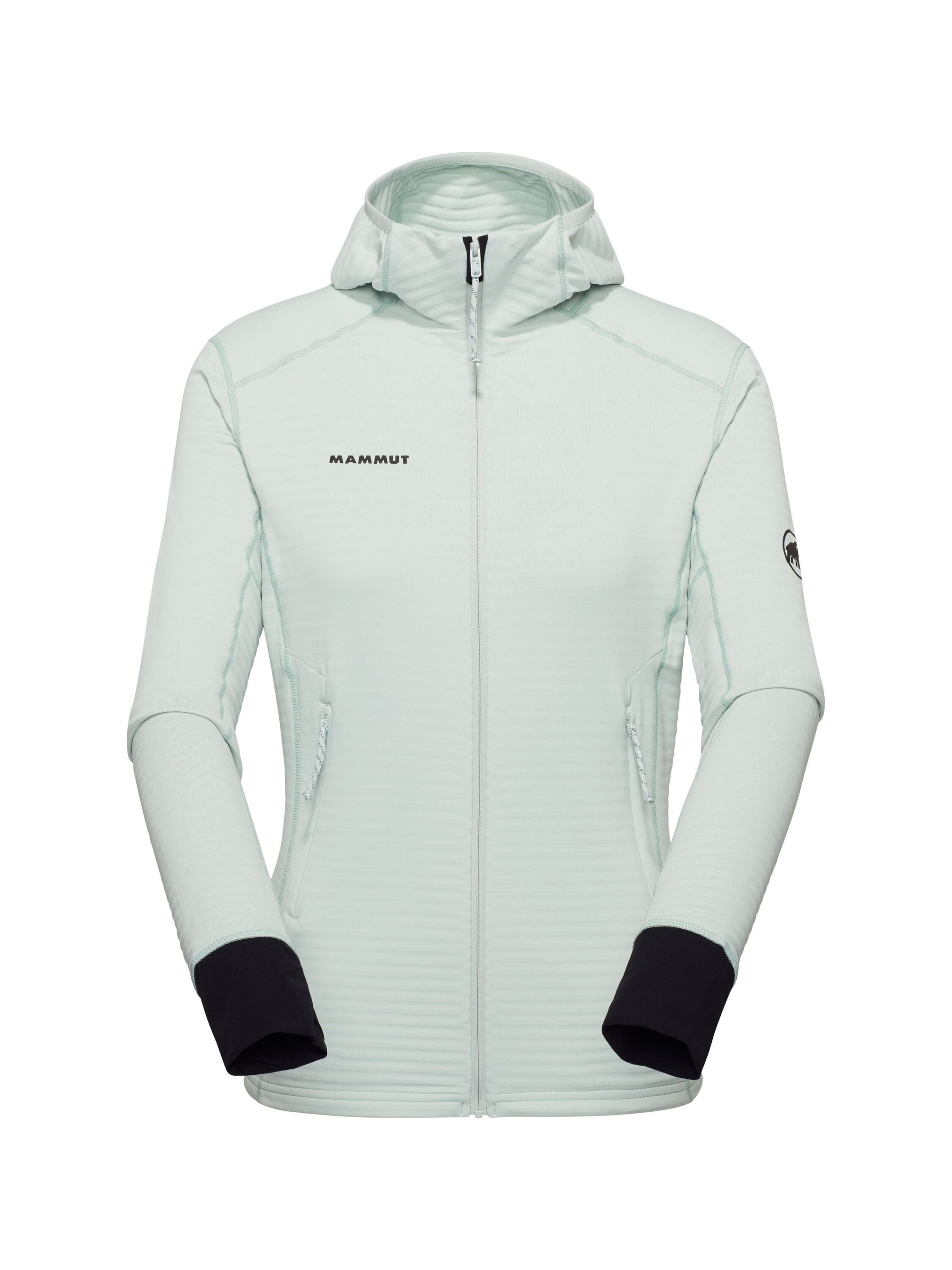 

MAMMUT Спортивная флисовая куртка в пастельно-зеленом цвете