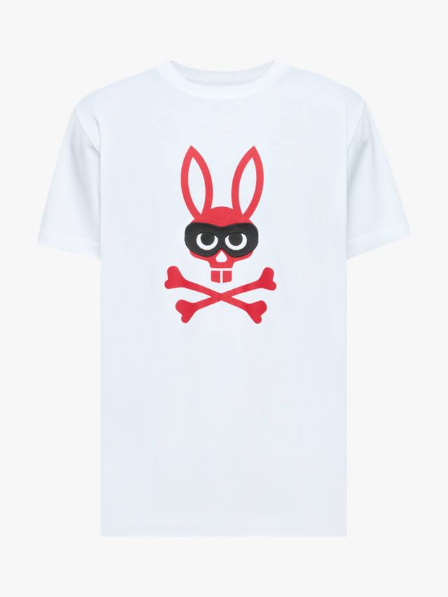 

Футболка с принтом Mischief Bunny Psycho Bunny, White