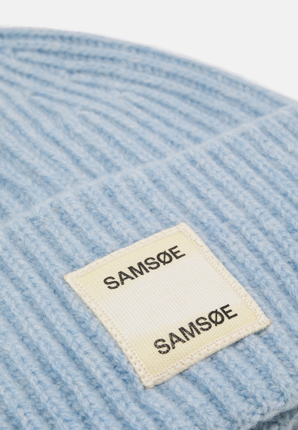 

Шапка BEANIE Samsøe Samsøe, светло-голубой