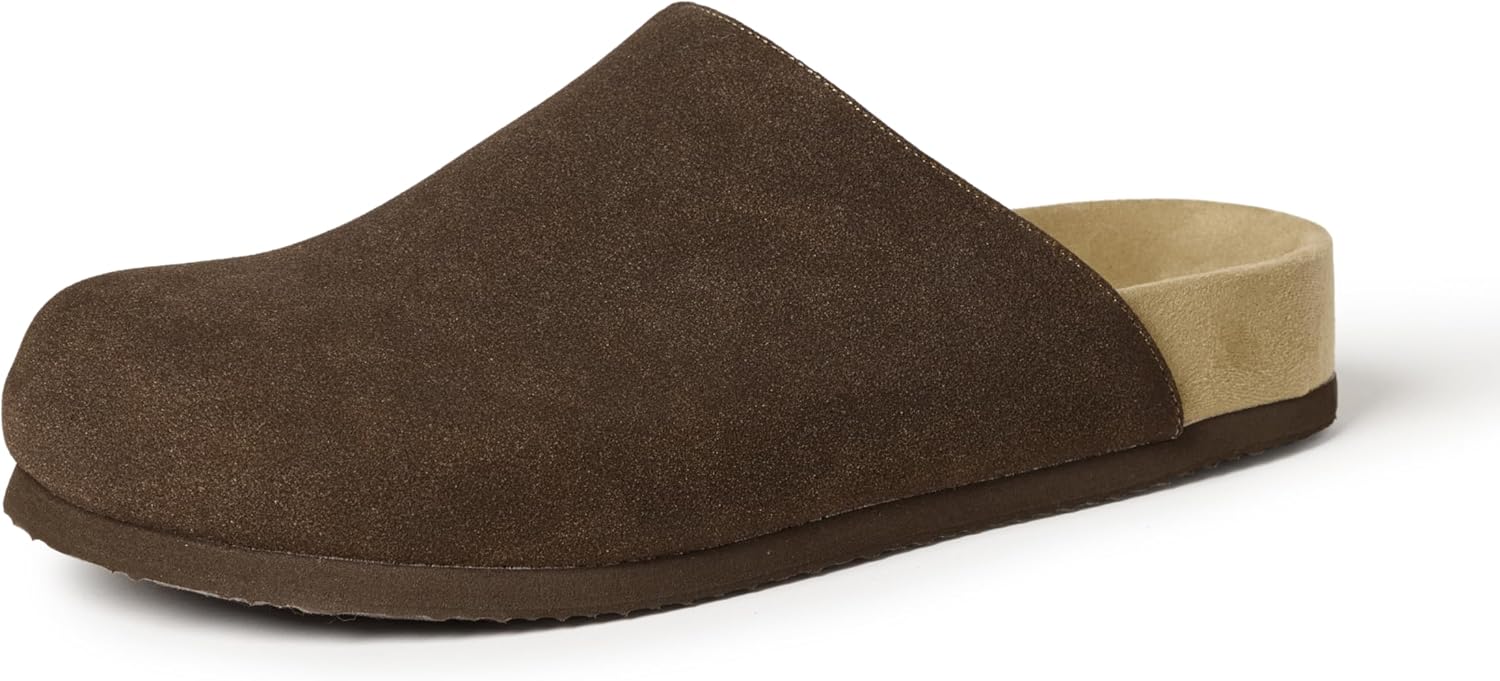 

Мужские комфортные сабо Amazon Essentials, коричневый