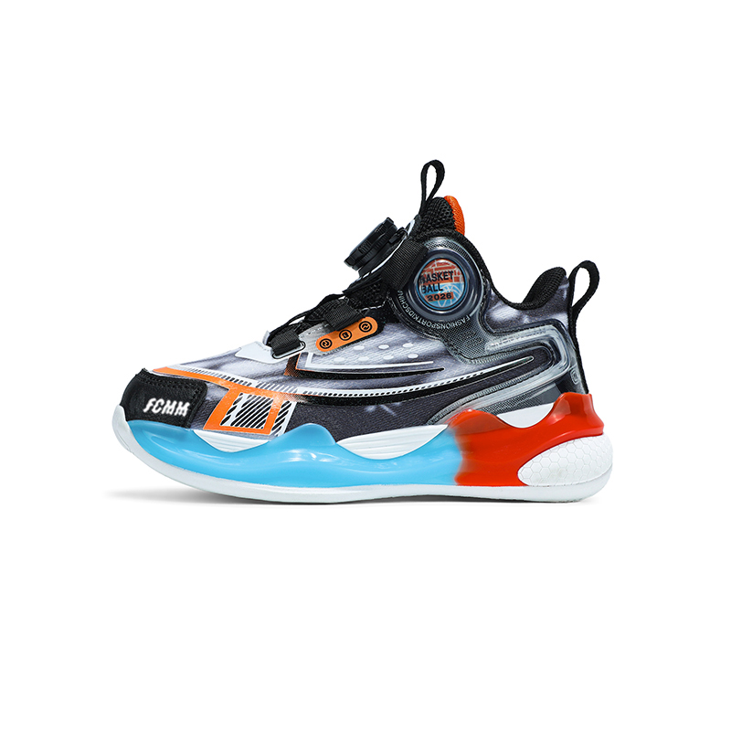 

Детские кроссовки для бега FCMM, черный/оранжевый