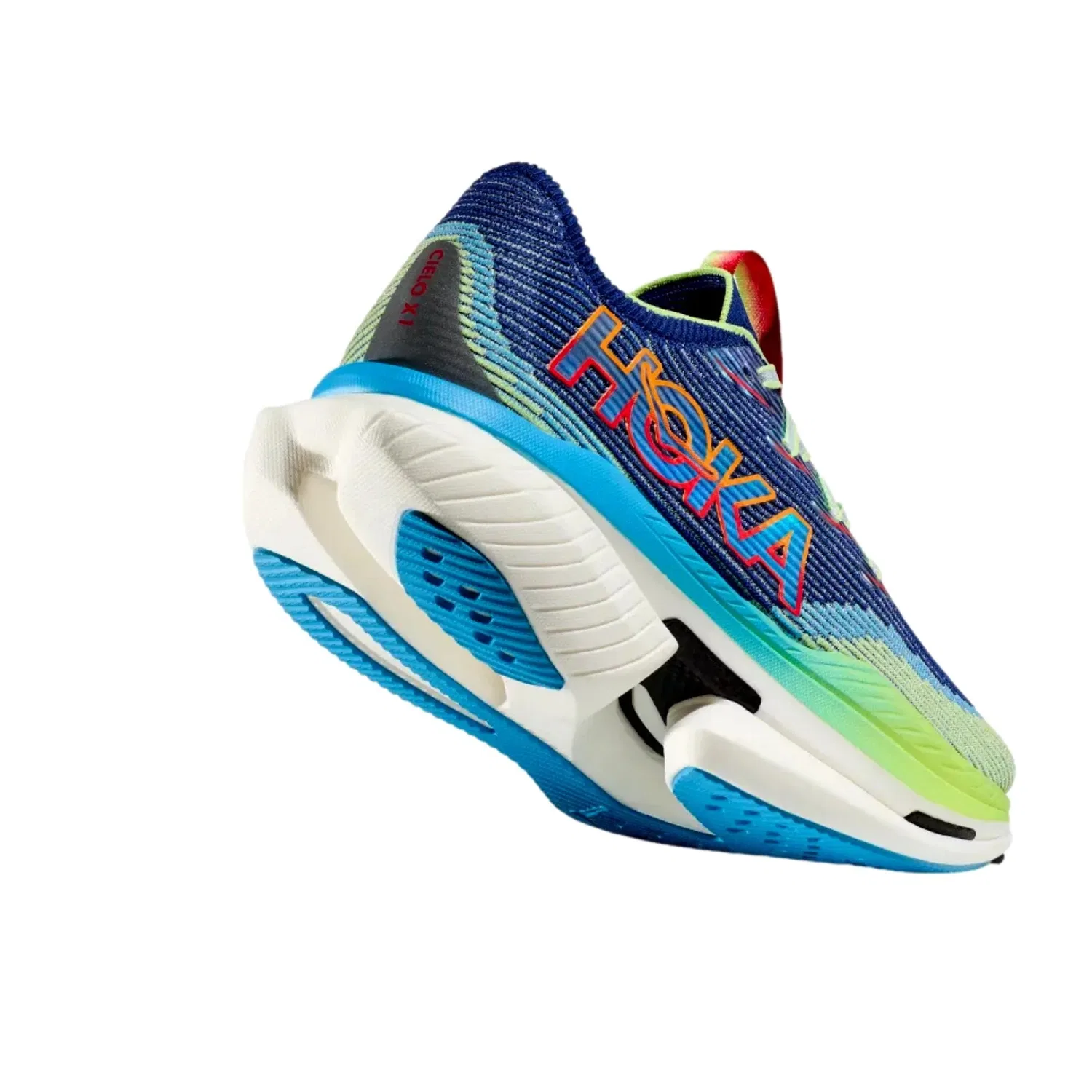 Hoka One Cielo X1 Evening Sky / Lettuce 1147910-ENN Men's, синий — фото 4