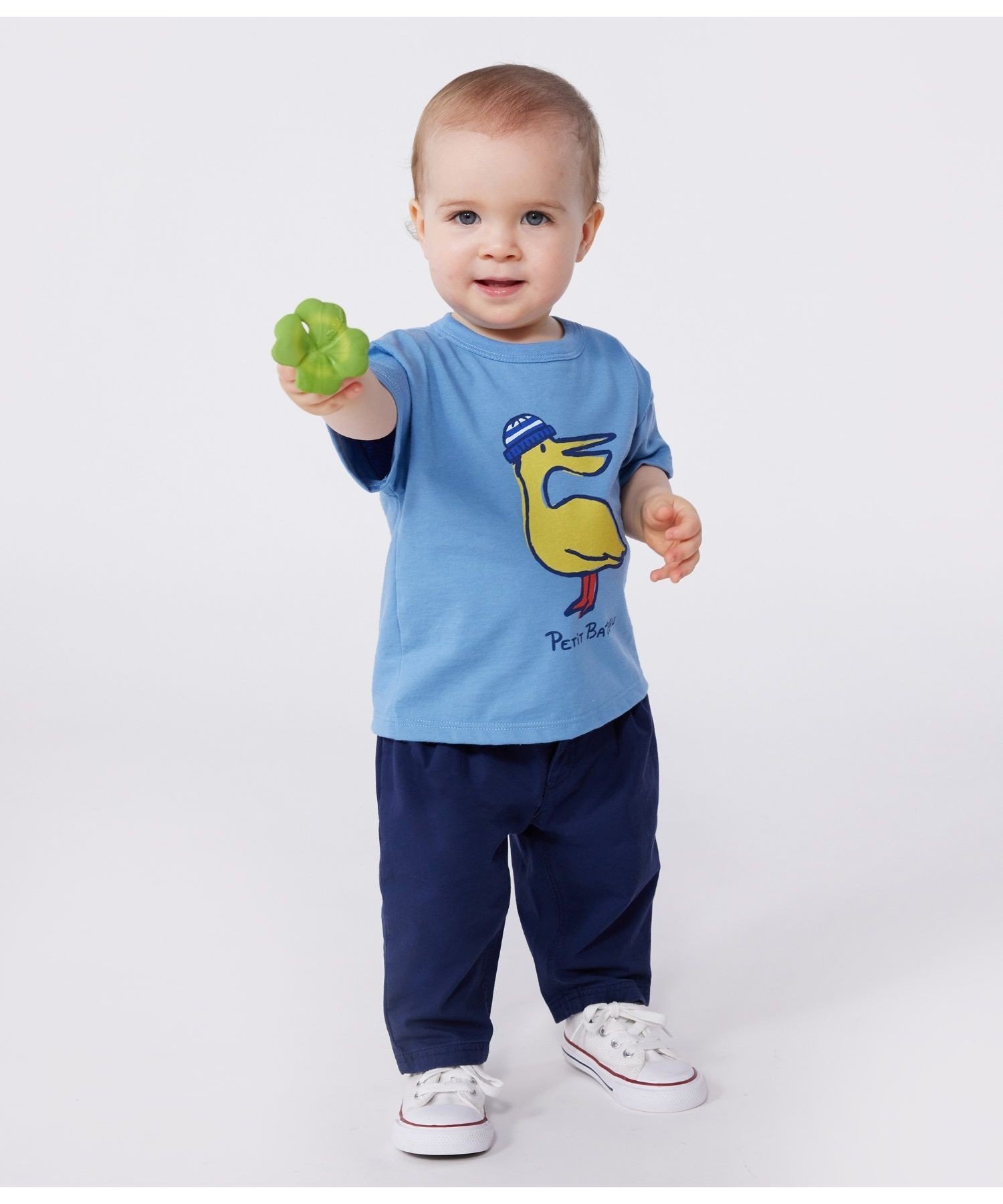 Футболка с коротким рукавом PETIT BATEAU, Blue — фото 2
