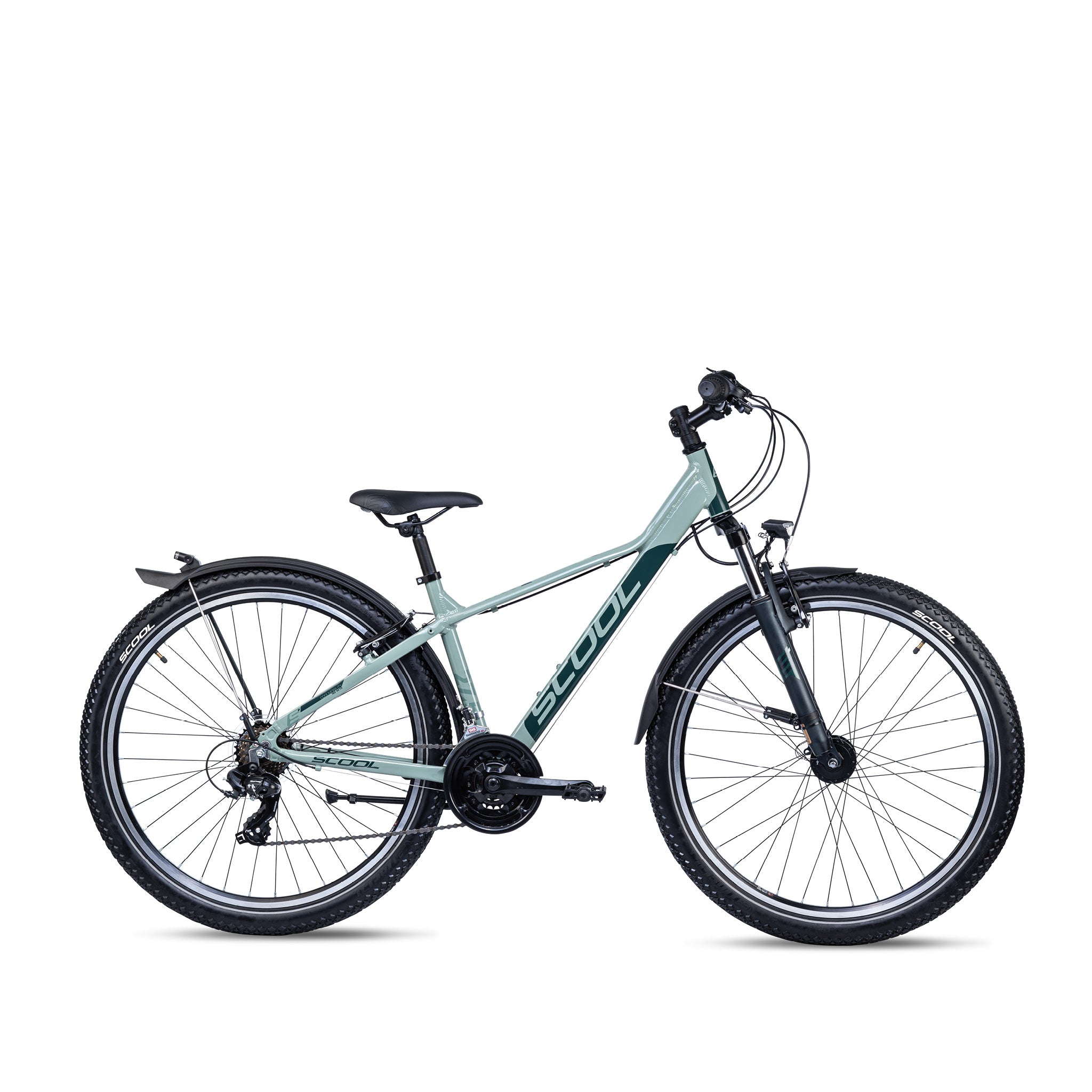 

Детский велосипед S'COOL Junior Bikes troX evo 27,5 дюймов 21-Gang Pastel Green/ Dark Green