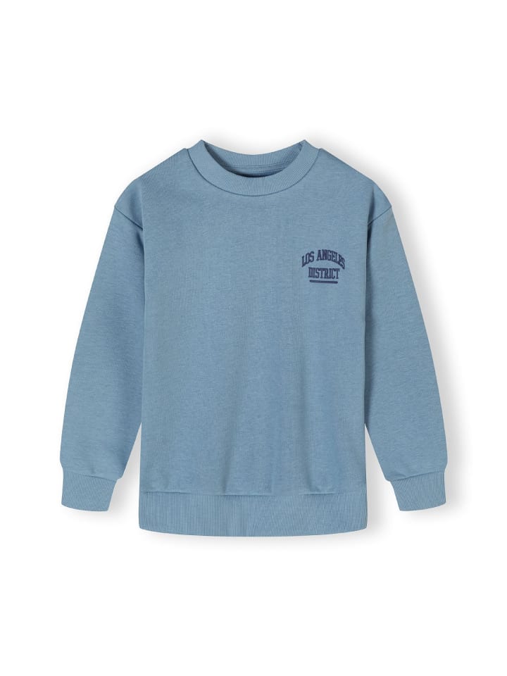 Minoti Комплект из 2 предметов: спортивный костюм 23fleece204 синего цвета — фото 3