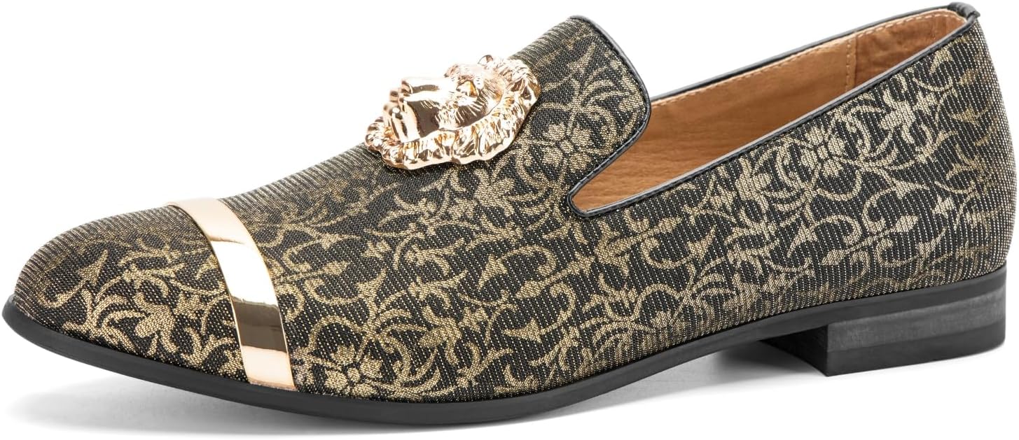 

Мужские слипоны JITAI с пенни, кожаной подкладкой, роскошная мужская обувь, золотой