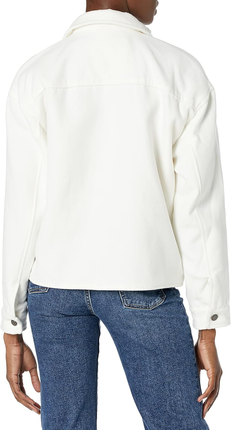 Женская модная куртка-рубашка Levi's (стандартные и большие размеры), Western Cream — фото 2