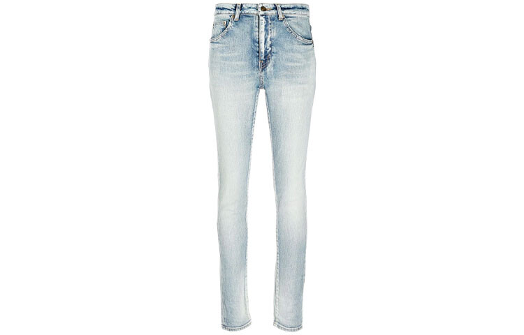 

Джинсы женские Saint Laurent Skinny Fit Low, синий