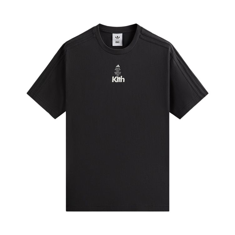 

Футболка Kith For Adidas Football Short-Sleeve Tee 'Black', черный