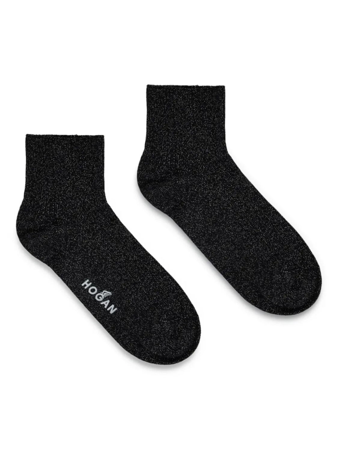 

Носки Hogan с люрексом в рубчик, черный
