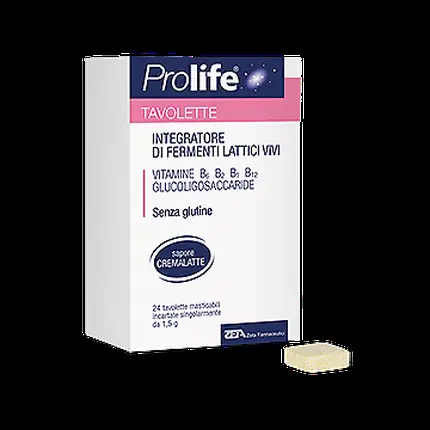 

Таблетки Prolife Zeta Pharma 24 жевательные таблетки Zeta Farmaceutici Spa