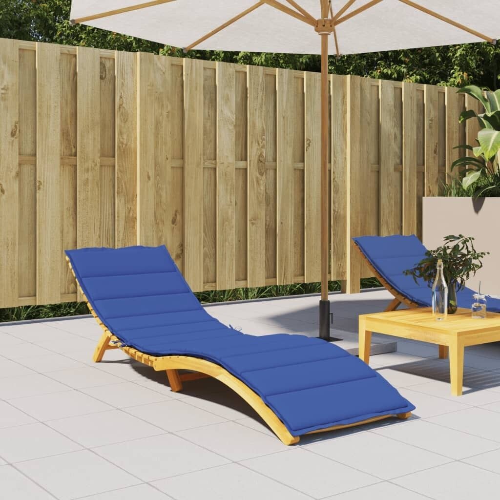 

VidaXL Подушка для шезлонга Royal Blue 200x70x3 см Ткань Оксфорд - Подушка для шезлонга - Подушки для шезлонга - Подушки - Уличные подушки, синий