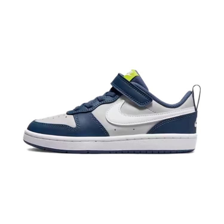 

Nike Детские кроссовки для скейтбординга Court Borough, износостойкие, сине-серые, для дошкольников