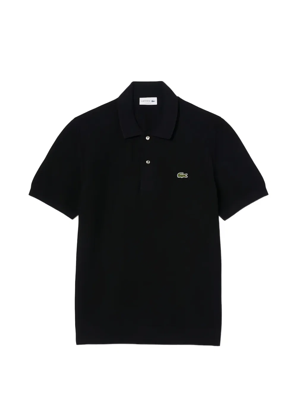 Рубашка-поло Lacoste с коротким рукавом, черный