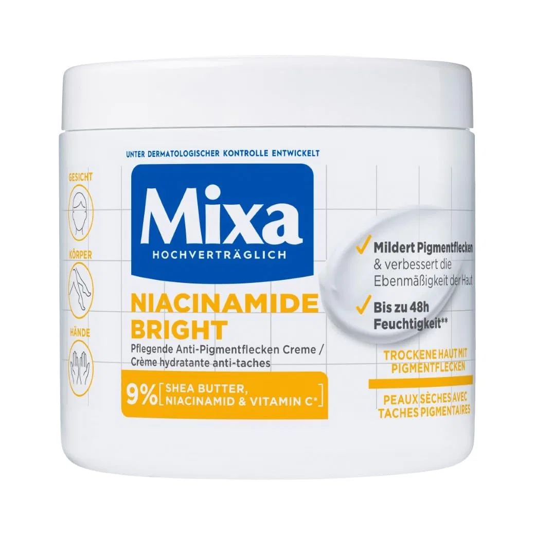 Увлажняющий крем против пигментных пятен «Niacinamide Bright» от Mixa Mixa
