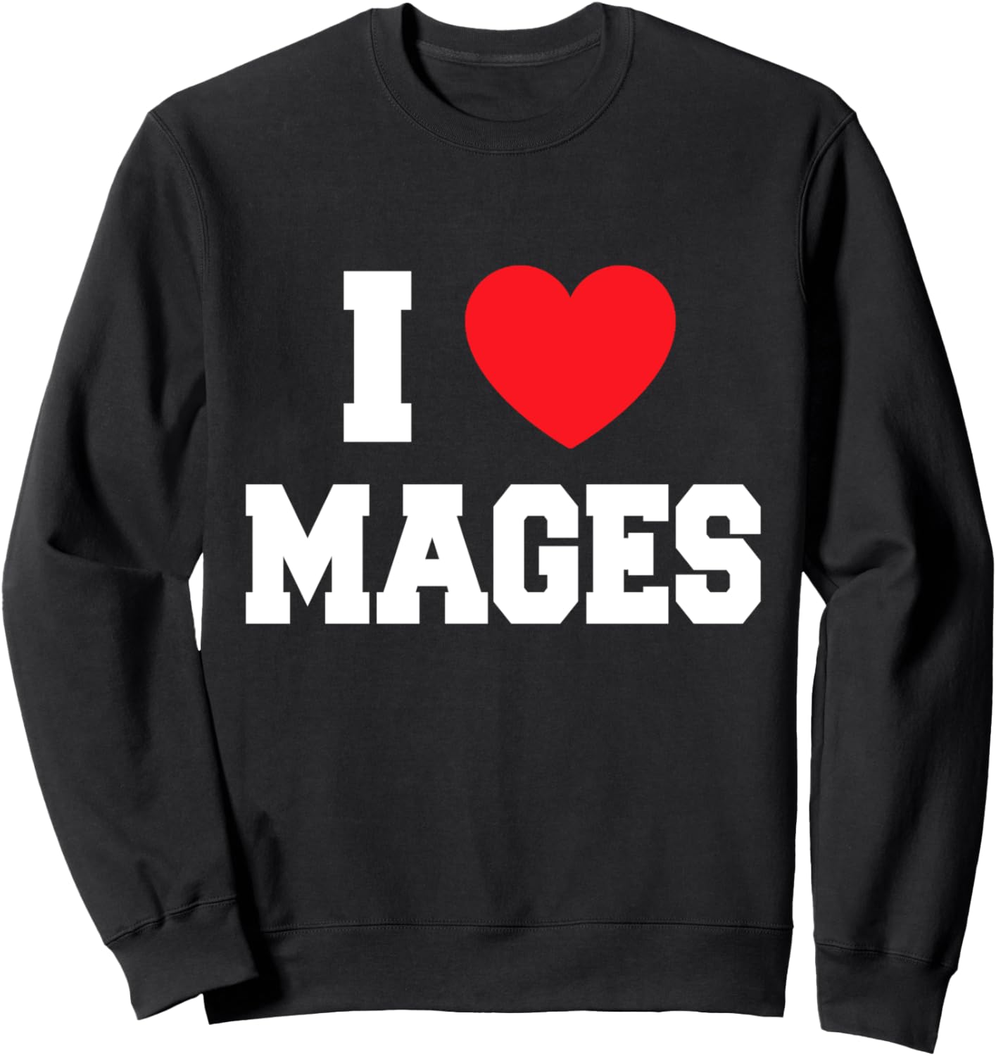 

Толстовка «Я люблю магов» My Heart, черный