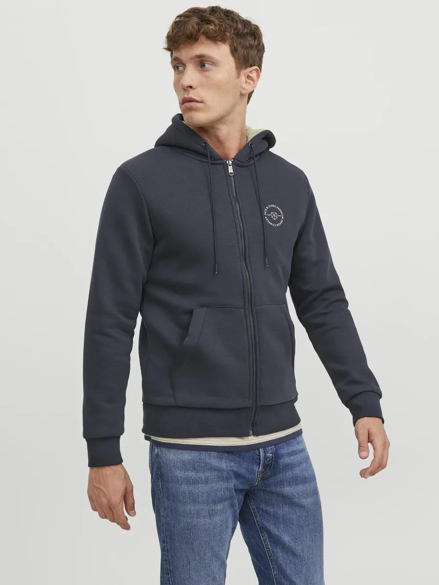 

Толстовка Jack & Jones с капюшоном "JPRBLUSHIELD TEDDY SWEAT ZIP SG SN", цвет морской волны