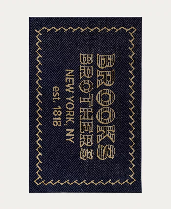 

Пляжное полотенце из турецкого хлопка с логотипом BB, 40 x 71 дюйм Brooks Brothers, мультиколор