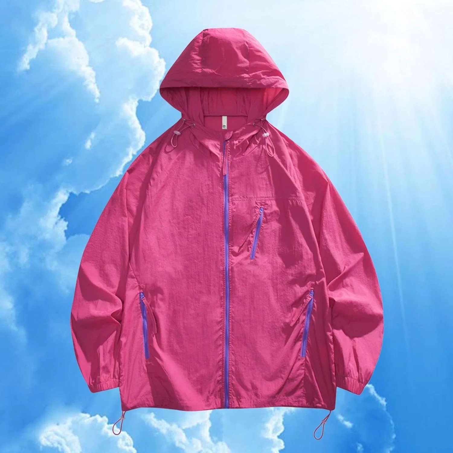 Ветровка мужская легкая, Hot Pink — фото 3