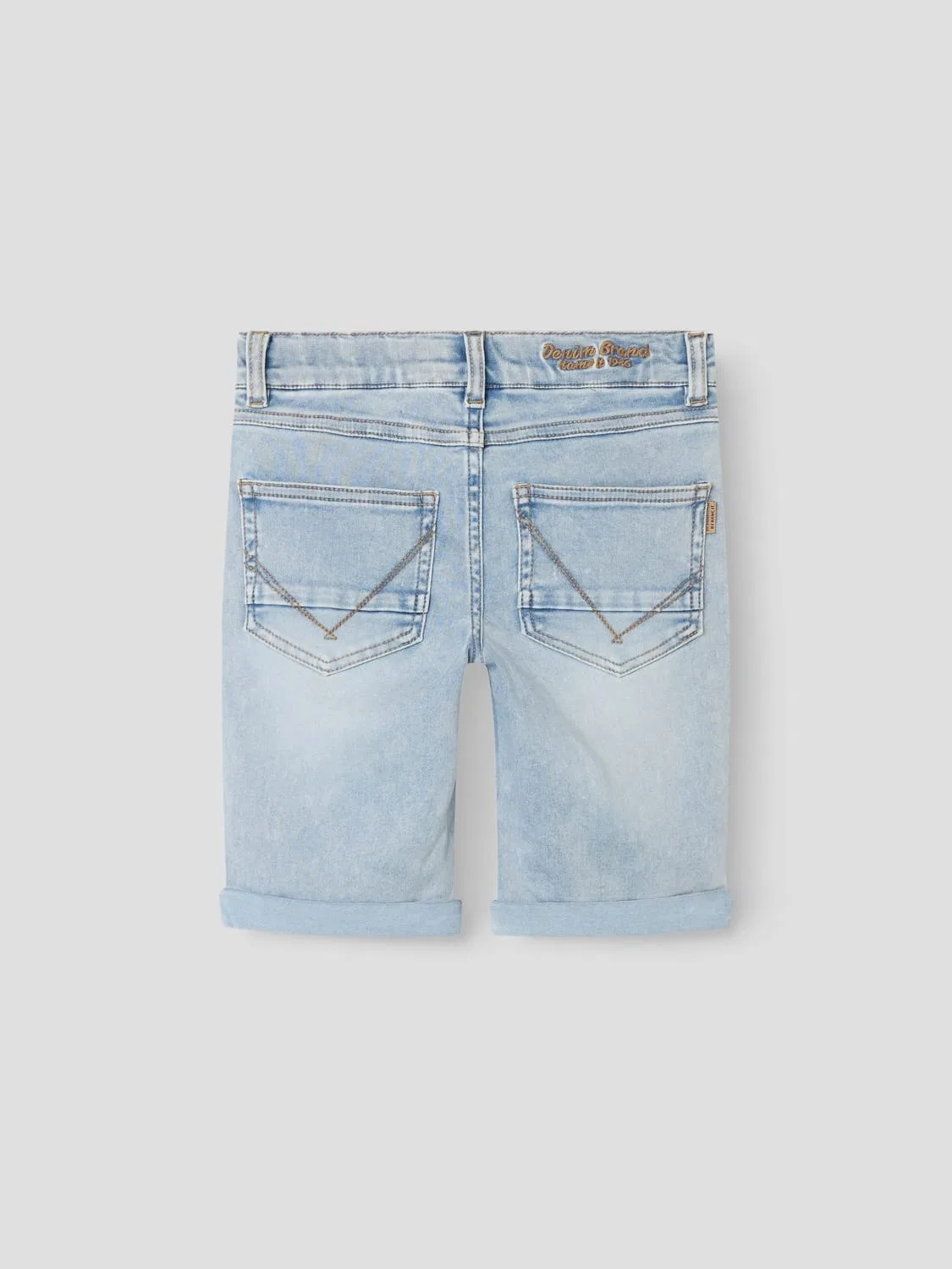Шорты джинсовые, light blue bleached denim, Name it — фото 4
