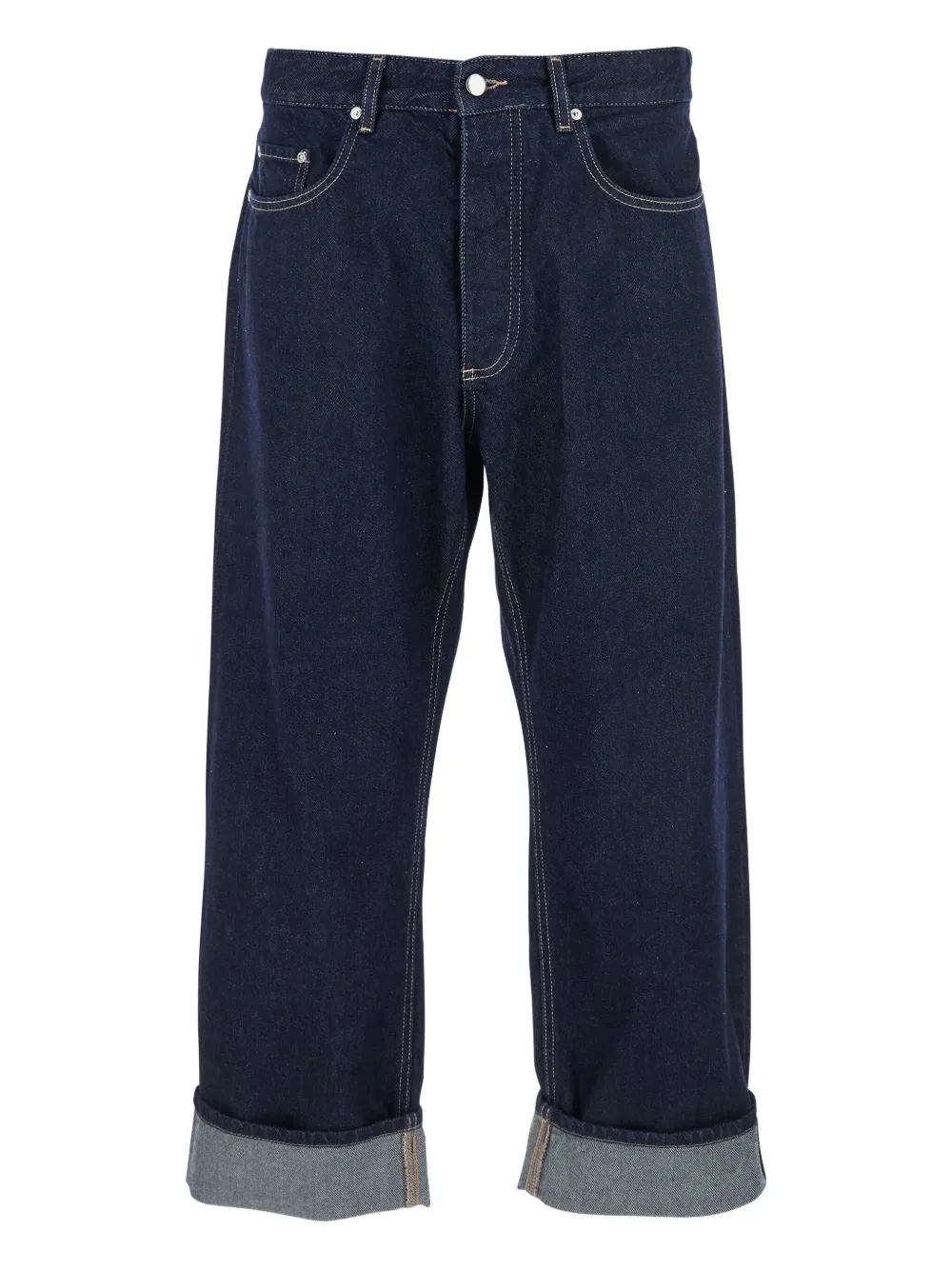 

Джинсы с отворотами ICON DENIM, синий