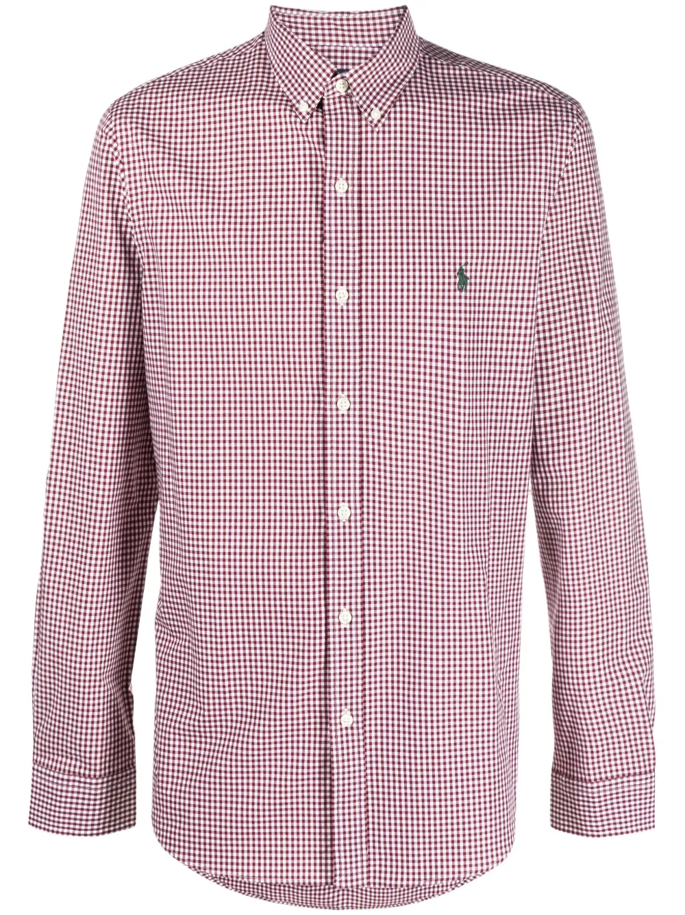 

Рубашка в клетку гингем POLO RALPH LAUREN, красный
