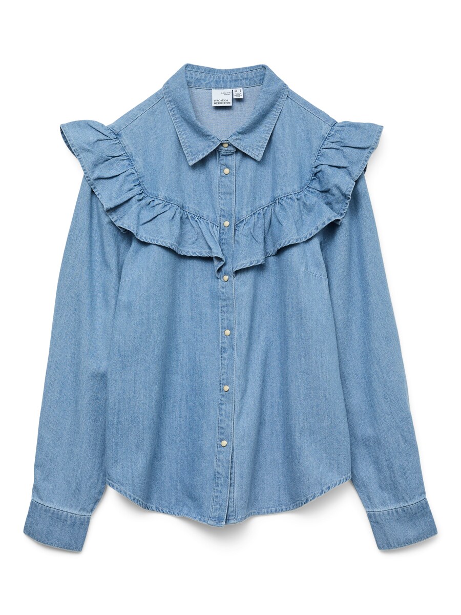 

Блузка VERO MODA VMULI, синий деним