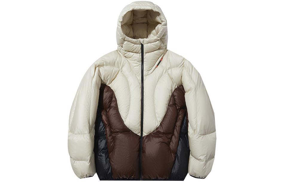 

LiNing Унисекс пуховик овсяно-серый, Oat Gray