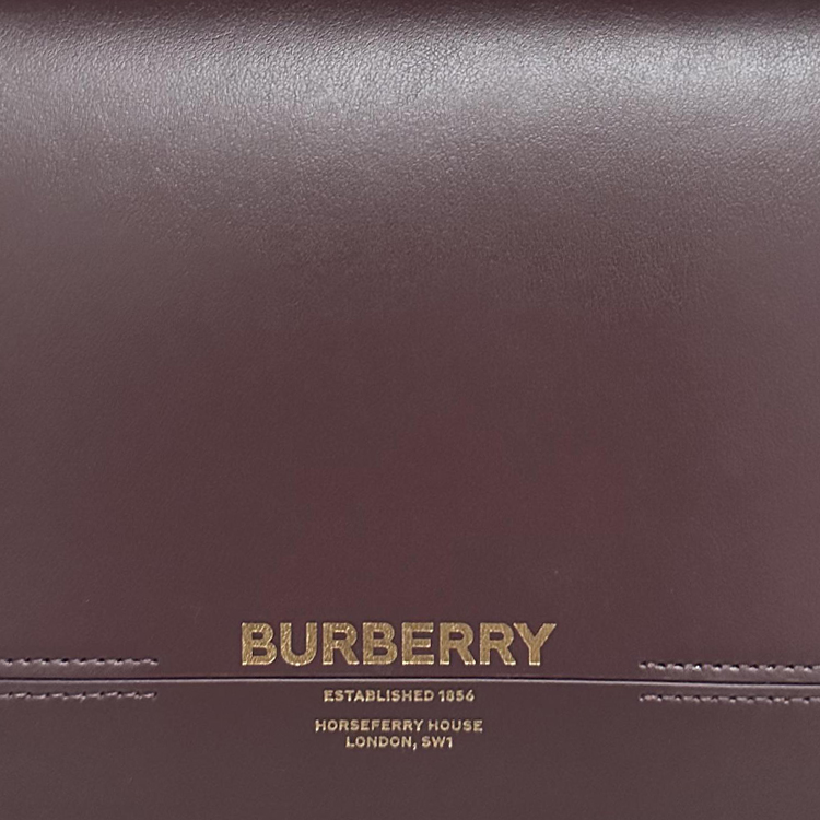 Женская сумка через плечо из натуральной кожи Burberry — фото 4