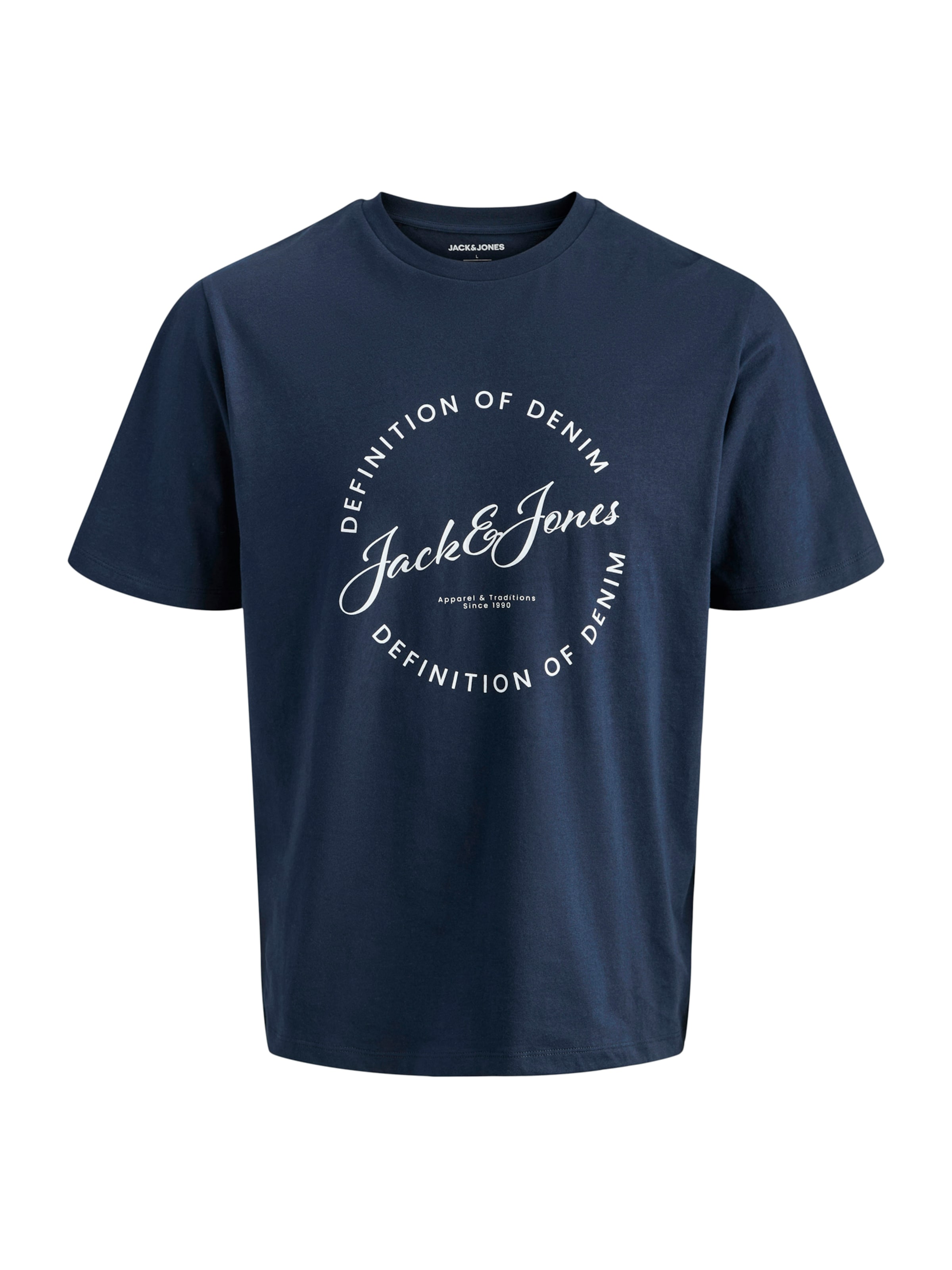 

Jack & Jones Plus Футболка 'JJGRAYSON' в цвете Navy