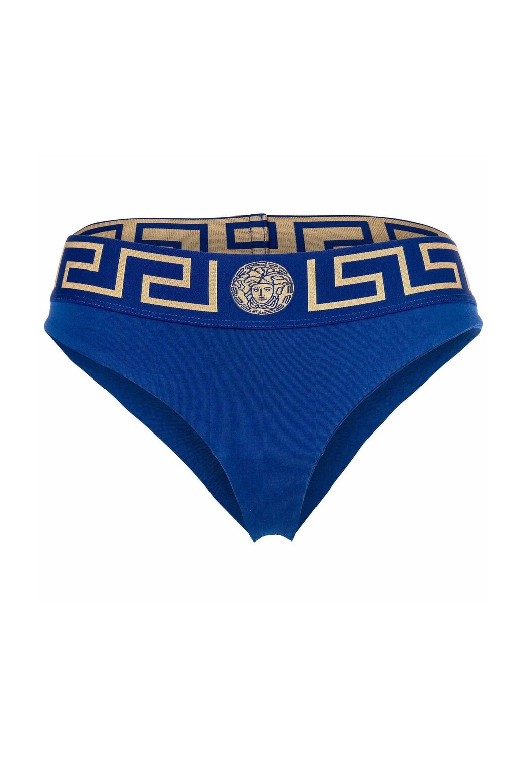 

Трусы женские - ТОПЕКА, нижнее белье, натуральный хлопок, бистрейч VERSACE, синий