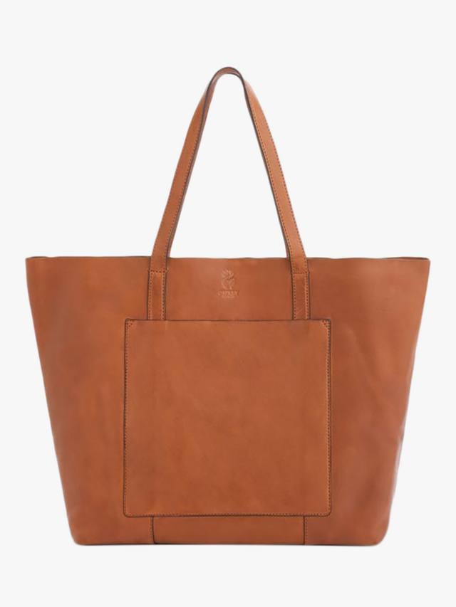 

Сумка-тоут из кожи Santa Fe OSPREY LONDON, Tan