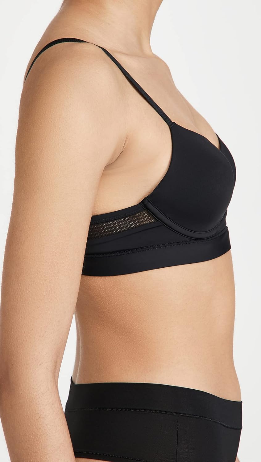 Бюстгальтер-бралетт Calvin Klein Women's Perfectly Fit Flex Lightly Lined Wirefree, Black — фото 4