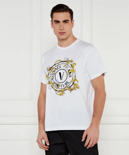 

Футболка Regular fit Versace Jeans Couture, белый
