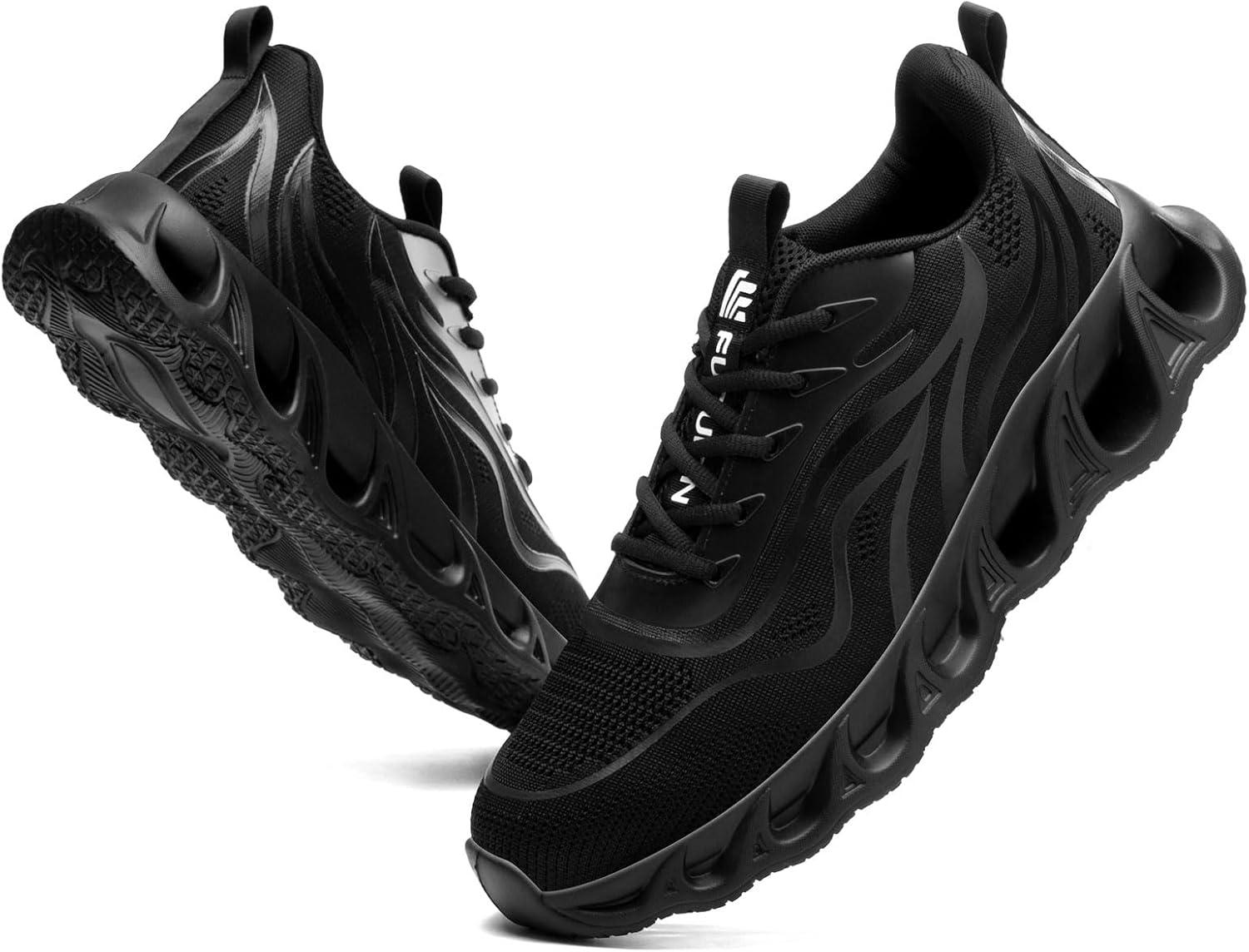 

Защитные ботинки Furuian с стальным носком для мужчин и женщин, легкие и невредимые, удобные кроссовки с стальным носком, устойчивые к проколам, черный