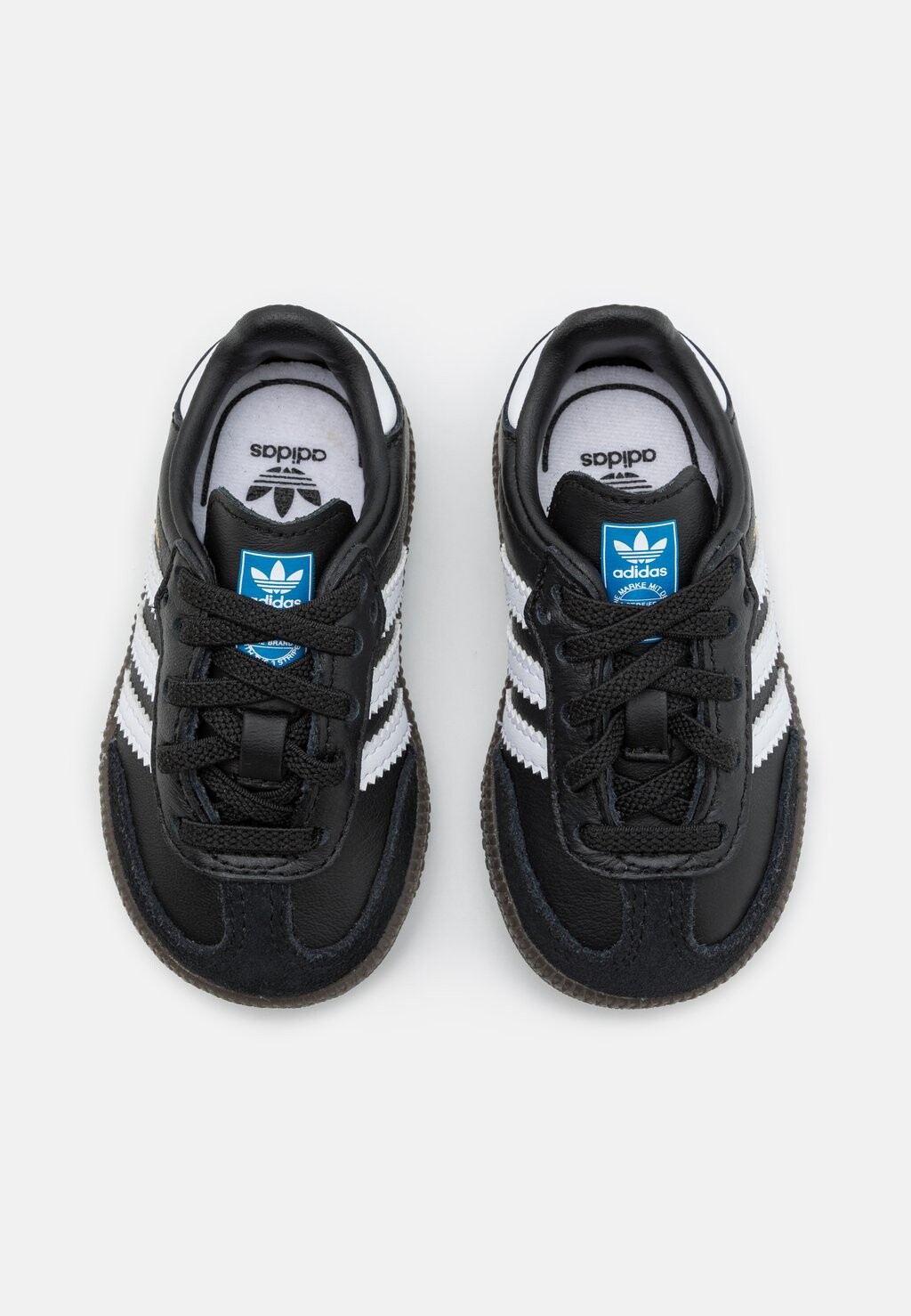 Полукеды Samba adidas Originals, цвет core black/footwear white — фото 4