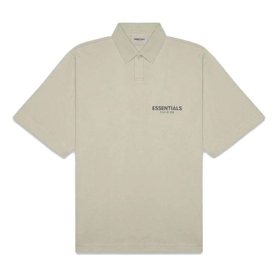 

Рубашка fw20 logo polo shirt 'moss' Fear Of God Essentials, зеленый