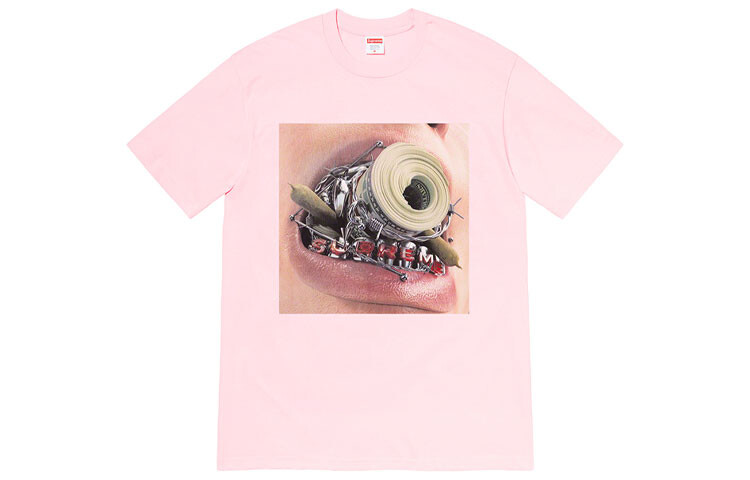 Supreme Высшая мужская футболка, Фиолетовый — фото 3